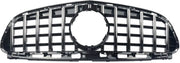 Voorbumper grille - GTR Stijl - Voor Mercedes W212 E-Klasse Sedan (2014-2016) - Chroom + Zwart - Auto Accessoires