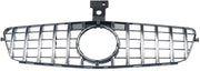 Grille Minor Tavien - Voorbumper grille Minor - GTR Stijl - Chroom + Zwart - Auto Accessoires - Voor Mercedes W204 C250/C300/C350