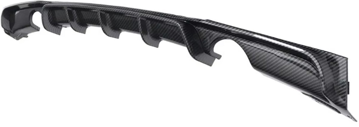 Achterbumper - Voor BMW F30/F31 M Sport - Auto accessoires - Dubbele uitlaat diffuser - Carbon Look