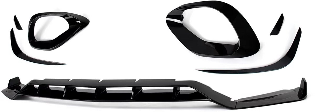 Voorbumper - Voor Mercedes C-Klasse W206 C300 2022-2024 - Auto accessoires - Lipspoiler - Mistlamp cover - Canard trim