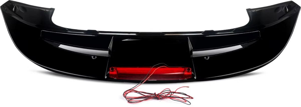 Spoiler Stridon - Achterbumper Spoiler Glanzend - Voor Ford Fiesta MK7/MK7.5 (2008-2019) - ST Stijl - Glanzend Zwart