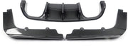 Achterbumper Lipspoiler Diffuser - Voor BMW E92 Coupe/E93 Cabriolet M3 (2008-2013) - Koolstofvezel - Auto accessoires