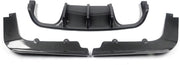 Diffuser Lipspoiler Voltrax - Achterbumper Lipspoiler Diffuser - Voor BMW E92 Coupe/E93 Cabriolet M3 (2008-2013) - Koolstofvezel - Auto accessoires