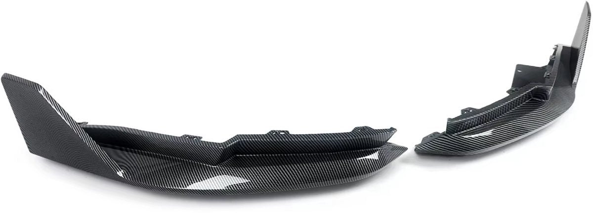 Splitter Lip Fioren - Voorbumper Schorten - Voor BMW G80 M3/G82 Coupe (2021-2023) - MP Stijl - Koolstofvezel Look - Auto accessoires