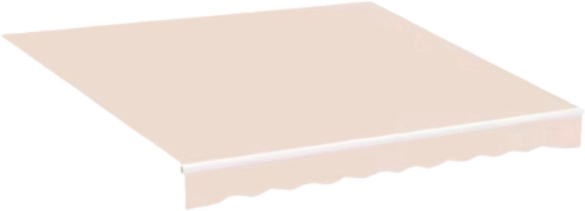 Zonneschermdoek Valora - 300x250cm - Vervangend Stof 420D Oxford - Schaduwdoek - Luifeldoek - Zonwering - PU coating - Beige