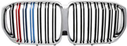 Voorbumper - Voor BMW X5 G05 2019 - Auto accessoires - Dubbele niergrille - Chroom + M-kleur - M Look stijl