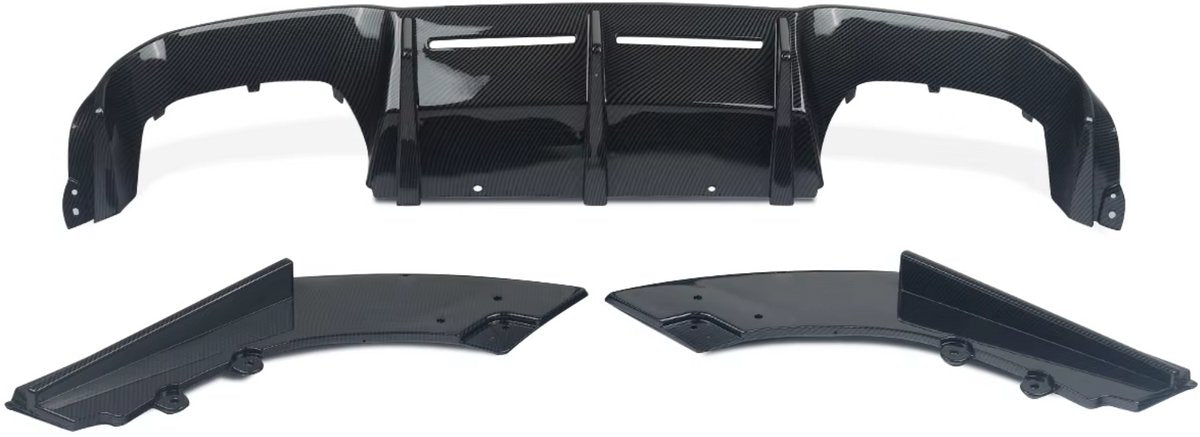 Achterdiffuser - Carbon Look - Voor BMW F87 M2/M2 Competition (2016-2020) - Performance Stijl