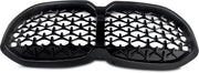 Voorbumper Grille Zorric - Hexa - Voor BMW 1 Serie F40 (2020+) - Diamant Stijl - Gloss Black - Auto accessoires