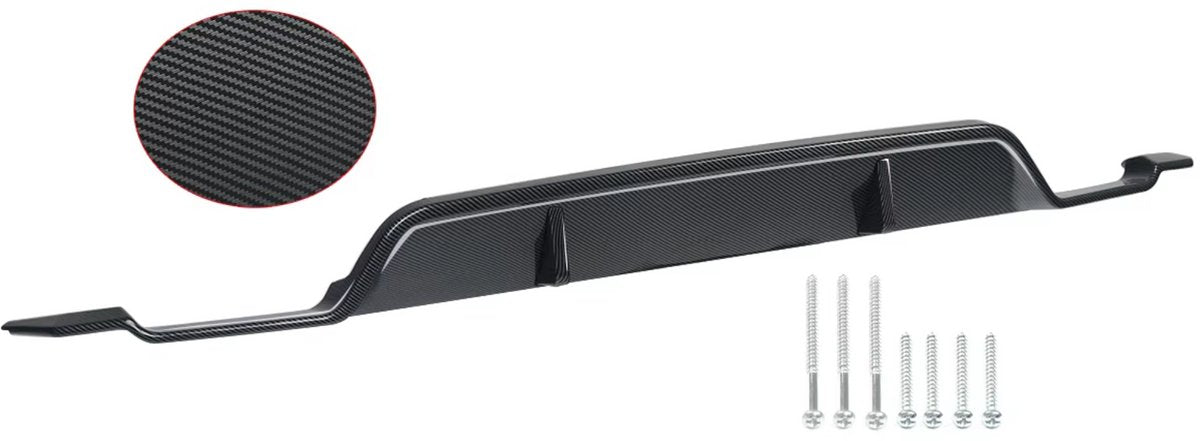 Achterdiffuser Lip - 3D Carbon Look - Voor BMW G30/G38 M-Performance (2016+) - Auto Styling