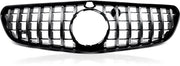 Grille Taviro - Voorbumper GT Grille - Voor Mercedes C217 S63/S65 AMG Coupé (2014-2017) - Chroom + Zwart - Auto Accessoires