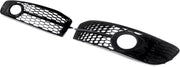 Voorbumper - Voor Audi A6 C6 S-Line 2009-2012 - Auto accessoires - Mistlichtgrille - Honingraat - Gloss Zwart