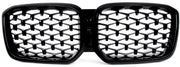 Voorbumper - Voor BMW X3/X4 G01/G02 2022-2023 - Auto accessoires - Niergrille - Diamant stijl - Gloss Zwart