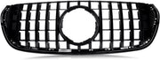 Voorbumper - Voor Mercedes X-Klasse X470 2018-2022 - Auto accessoires - GT Grille - Bumpergrille - Gloss Zwart