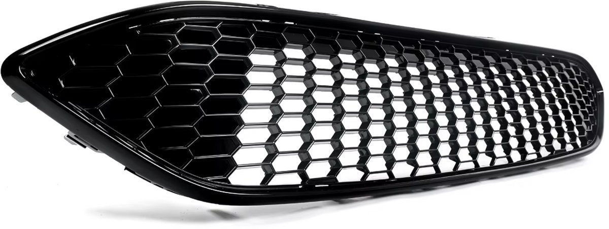 Voorbumperrooster Vortex - Glanzend Zwart - Honingraat - Voor Ford Focus S/SE/RS (2015-2018)