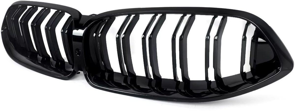 Voorbumper grille Vortex - Gloss Zwart - Met Camera - Auto accessoires - Voor BMW 8 Serie G14/G15/G16 (2020-2022)