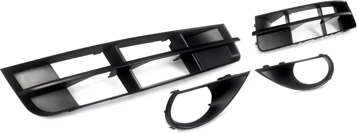 Grille - Voor Audi Q7 MK1 Standaard Bumper 2010-2015 - Auto accessoires - Mistlichtgrille - Bumpercover voorzijde