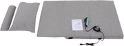 Elektrische Bed rugsteun - Hoofdsteun voor in bed - Leeskussen - voor Lezen & Rusten - met Afstandsbediening - 2°-80° Verstelbaar - Inclusief Kort Kussen & Hoofdsteun - Grijs