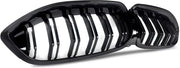 Voorbumper grille Vortex - Gloss Zwart - Met Camera - Auto accessoires - Voor BMW 8 Serie G14/G15/G16 (2020-2022)