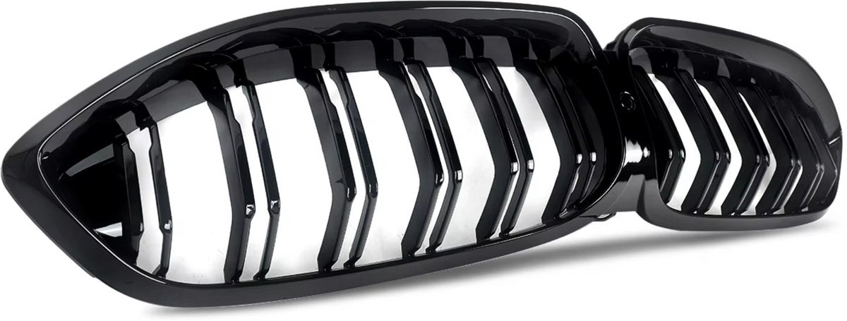 Voorbumper grille Vortex - Gloss Zwart - Met Camera - Auto accessoires - Voor BMW 8 Serie G14/G15/G16 (2020-2022)