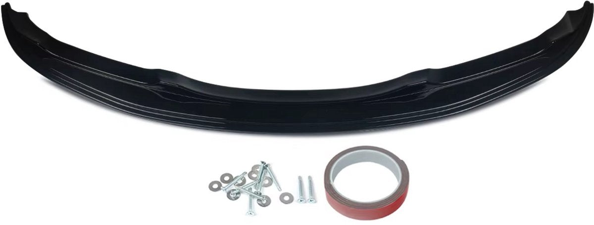 Splitter Lip Razor - Voorbumper Bescherming Splitter Lip - Voor BMW 3 Serie E90/E91 M Sport (2005-2008) - Gloss Zwart - Auto accessoires