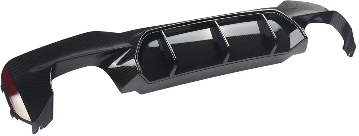 Achterbumper - Voor BMW 5-Serie G30 M Sport 2017-2019 - Auto accessoires - Diffuser - Carbon Look - M5 stijl