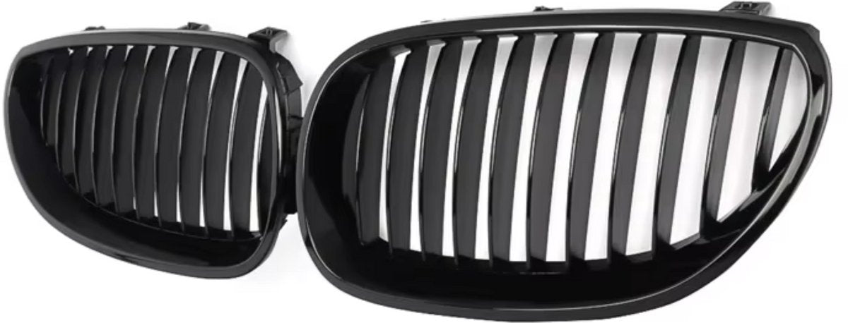 Voorbumper - Voor BMW E60/E61 5-Serie 2004-2009 - Auto accessoires - Niergrille - M stijl - Gloss Zwart