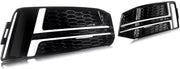 Grille - Voor Audi A4 B9 S-Line 2016-2018 - Auto accessoires - Mistlichtgrille - Zonder lampgat