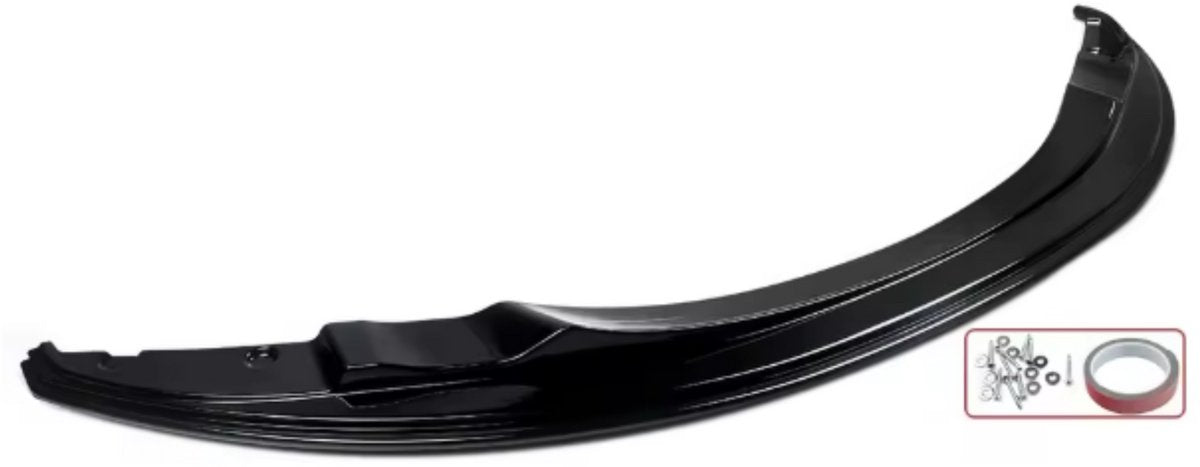 Voorste Lip Splitter Spoiler Deluxe - Voor BMW M3 E92/E93 Coupe (2007-2013) - Carbon Fiber Gloss Black - GTS Stijl - Voorbumper - Auto accessoires