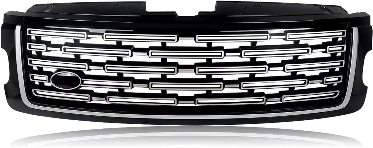 Voorbumper - Voor Land Rover Range Rover 2018-2022 - Auto accessoires - Niergrille - Race grille - Gloss Zwart