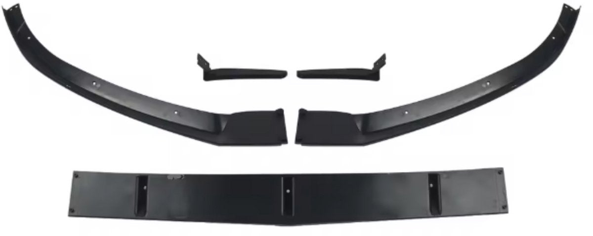 Voorbumper Spoiler Lip Splitter Trim - Voor Mercedes Benz C-Klasse C205 W205 A205 2015-2018 - Auto Accessoires