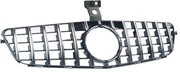 Grille Minor Tavien - Voorbumper grille Minor - GTR Stijl - Chroom + Zwart - Auto Accessoires - Voor Mercedes W204 C250/C300/C350