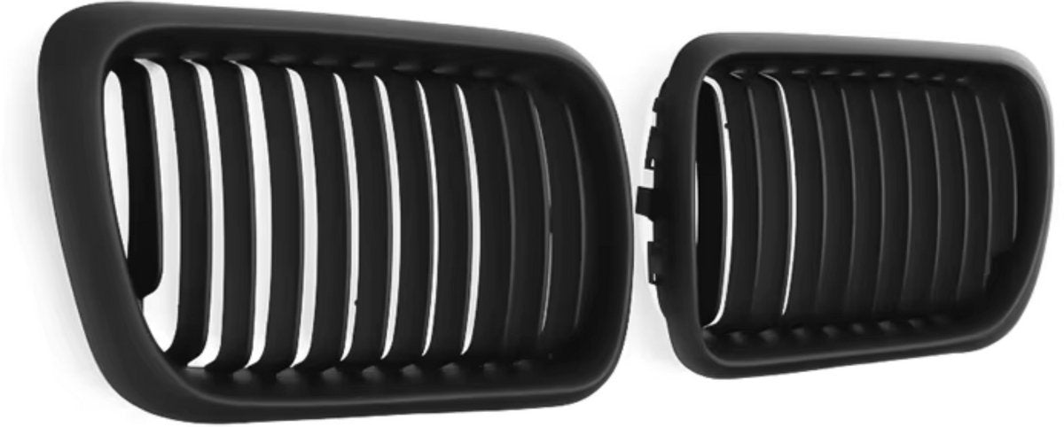 Voorgrille Obsidian - Voorbumper grille - Voor BMW M3 E36 3 Serie Coupe/Sedan (1997-1999) - Matzwart - Auto accessoires