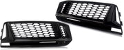 Voorbumper - Voor Audi A4 B9 S-Line/S4 2016-2018 - Auto accessoires - Mistlampgrille - Gloss Zwart