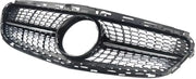 Grille Noir Zyron - Voorbumper grille Noir - Voor Mercedes E-Klasse W212 (2014-2016) - Diamant E63 AMG Look - Gloss Black - Auto Accessoires