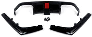 F1 Diffuser Apexline - Stijl met LED - Zwart - Voor BMW M3/M4 F80/F82/F83 - Performance Look