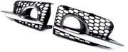 Grille Bezels Nitrox - Mistlamp Grille Bezels - Voor Infiniti Q50 Base (2014-2017) - Chrome Trim