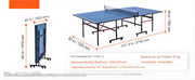 Professionele Opvouwbare Tafeltennistafel - Pingpongtafel - Voor Indoor & Thuisgebruik - MDF Speeloppervlak - Dikte 12mm