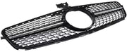 Grille AMG Ignaro - Voorbumper AMG Diamanten Grille - Voor Mercedes W204 C-Klasse Sedan/Estate/Coupé (2007-2013) - Zwarte Radiator Grille - Auto Accessoires