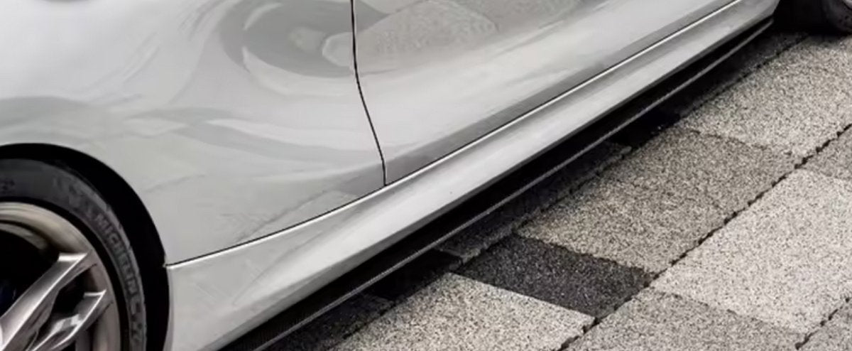 Side Rokken Extension Blades - Voor BMW 1/2 Serie E82/F20/F21/F22/F44 - Gloss Black - Auto accessoires