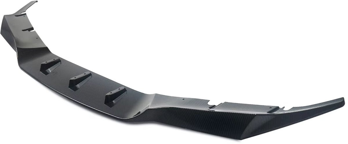 Voorbumper Kin Lip Splitter - Voor BMW 5 Serie F90 M5 (2018-2022) - Carbon Fiber Look - Auto accessoires