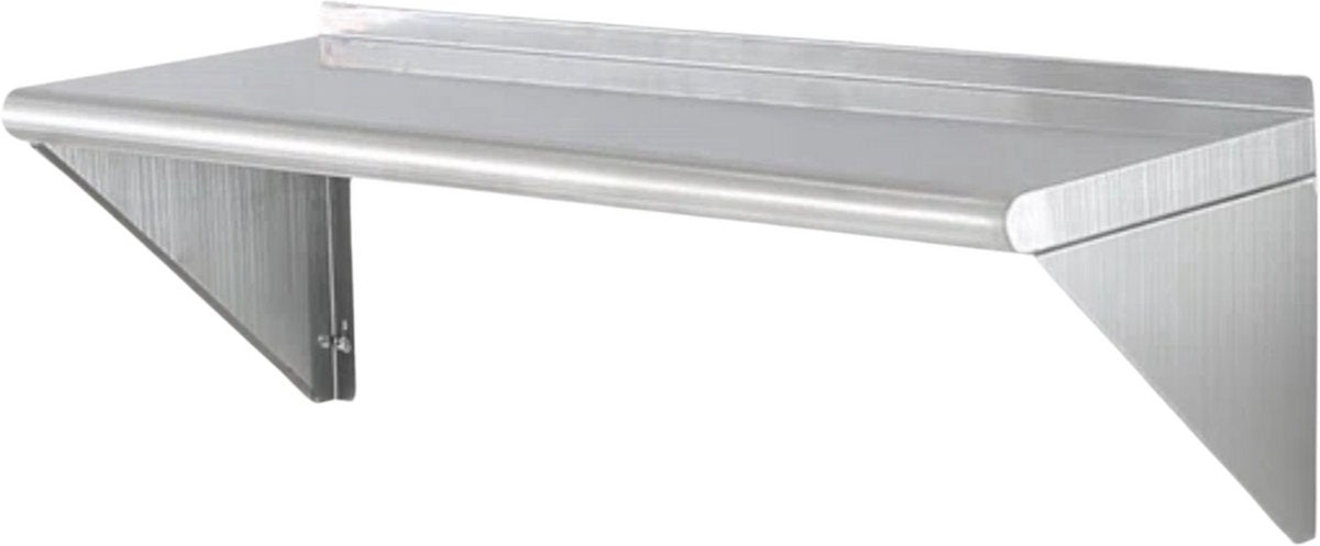Kruidenrek RVS - Ophangbaar - Voor kruidenpotjes - Kruidenrekken - Wandrek keuken - 113KG - Wandmontage