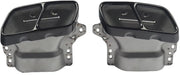 Voorbumper met Uitlaat - Voor Mercedes CLA W117/C117/X117 (CLA260/CLA45)- Glanzend Zwart - Auto Accessoires