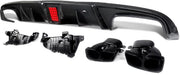 Achterbumper - Voor Mercedes C-Klasse C205 C43/C63 AMG 2015-2018 - Auto accessoires - Diffusorset - Achterlip