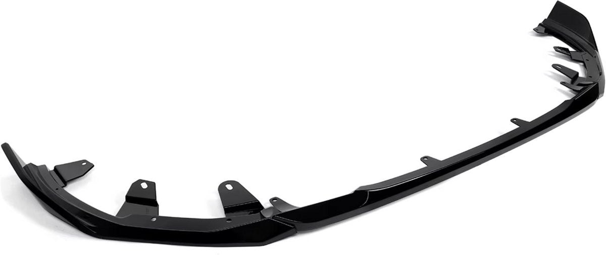 Voorbumper - Voor BMW 2-Serie G42 M Sport 2022-2024 - Auto accessoires - Splitter lip - Gloss Zwart