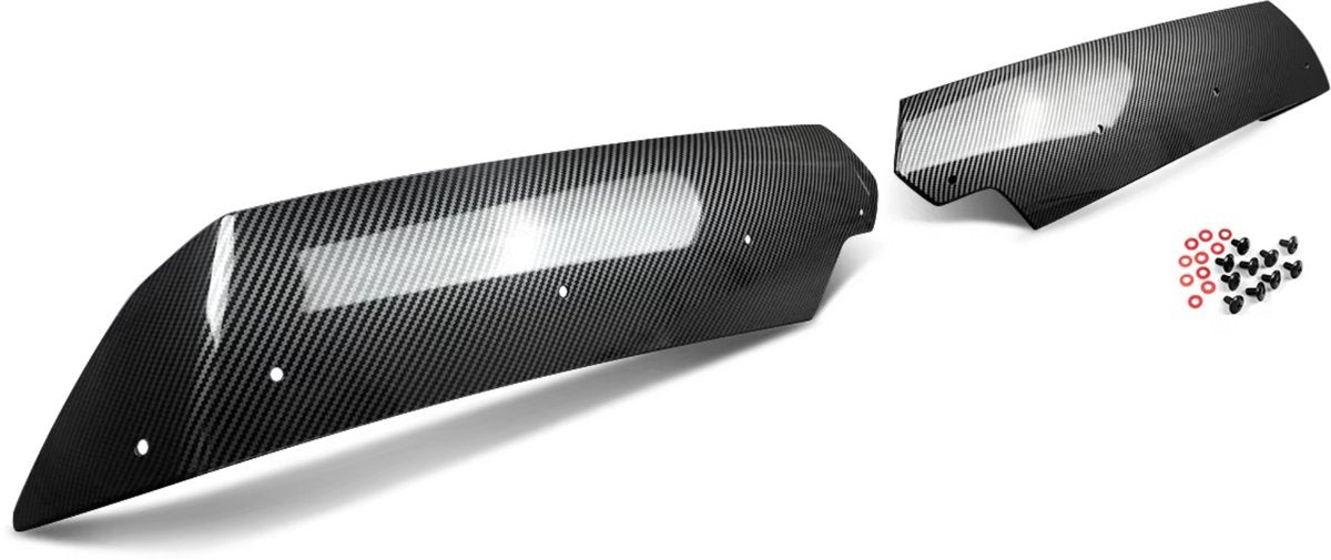 Spoilerwinglets Fioren - Achterspoiler Winglets - Voor Chevrolet C7 (2014-2019) - Stage 2 - Carbon Fiber Look
