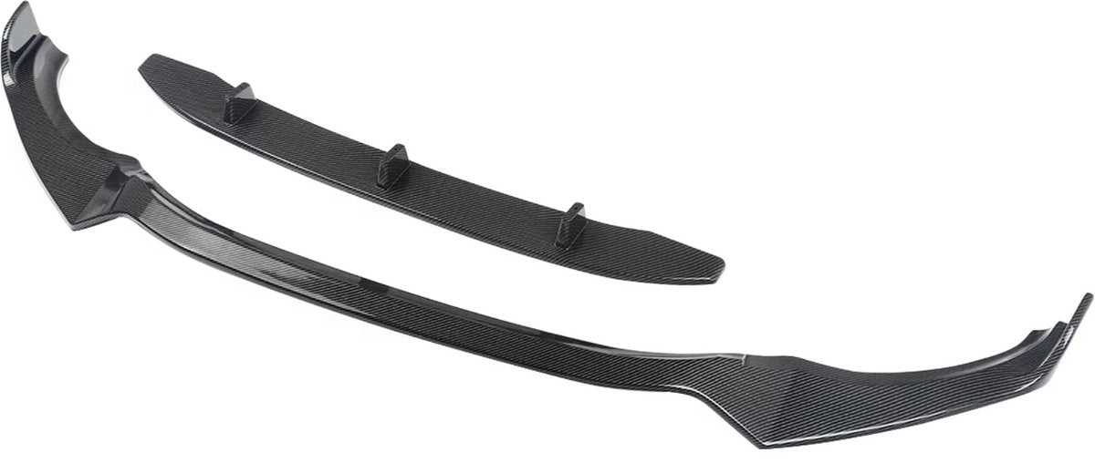 Voorbumper Splitter Lip Spoiler - Carbon Look - Voor BMW X3 G01 (2018-2021) - MP Design Bodykit