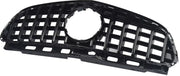 Grille - Voor Mercedes E-Klasse W212 E300/E350/E400 2014-2016 - Auto accessoires - GT grille - Kapgrille - Gloss Zwart