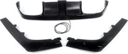F1 Diffuser Apexline - Stijl met LED - Zwart - Voor BMW M3/M4 F80/F82/F83 - Performance Look