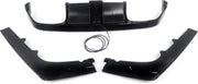 F1 Stijl Achterdiffuser met LED - Zwart - Voor BMW M3/M4 F80/F82/F83 - Performance Look