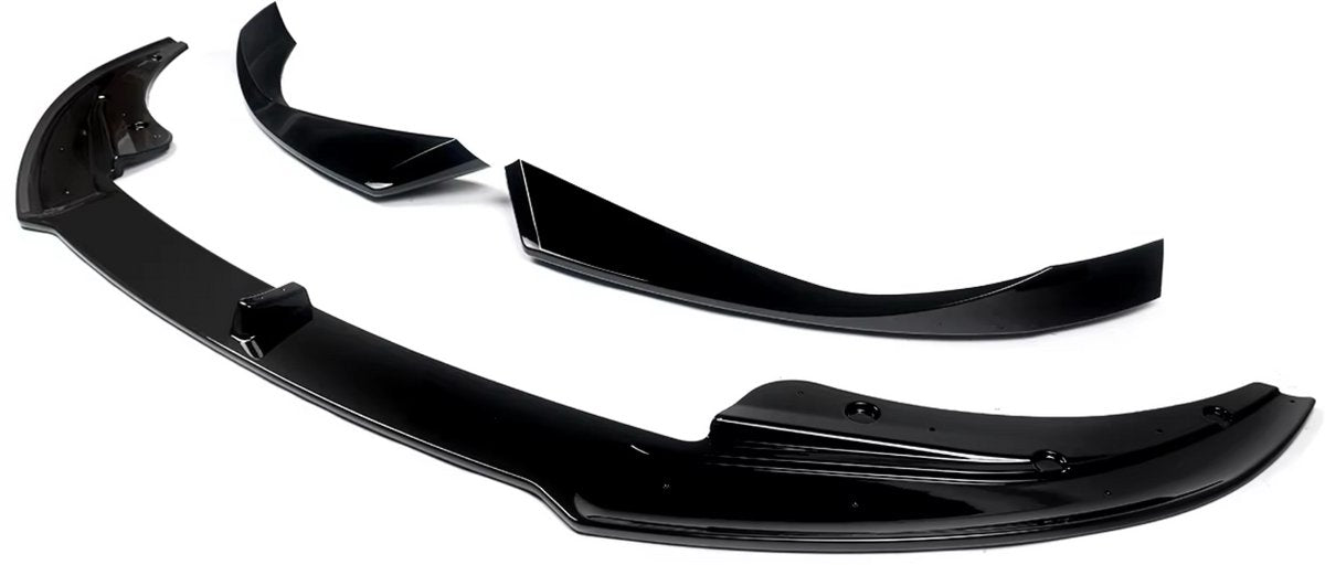 Voorbumper Lip Spoiler - Gloss Zwart - Voor BMW 4 Serie G22/G23 M Sport (2021-2023) - Auto Accessoires